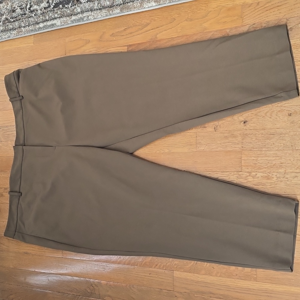 LIZ CLAIBORNE BRAND WOMEN'S PLUS SIZE "MOSS GREEN" PANTS SIZE 24W
